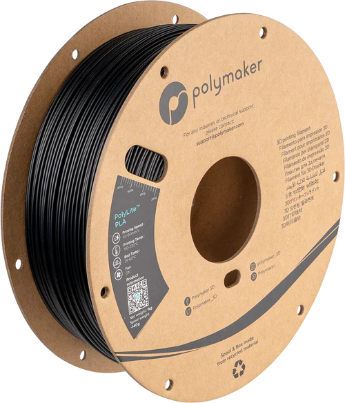 Polymaker Polylite Black Filament Spule 1000g